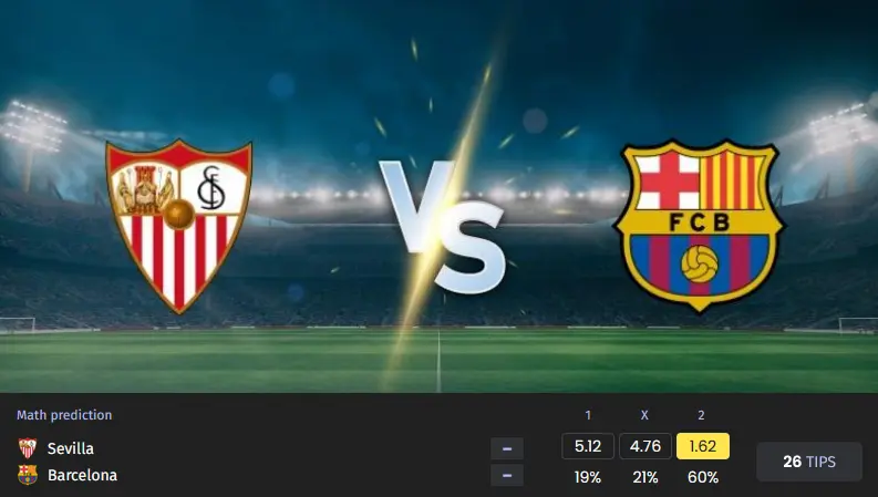 پیش بینی سویا و بارسلونا