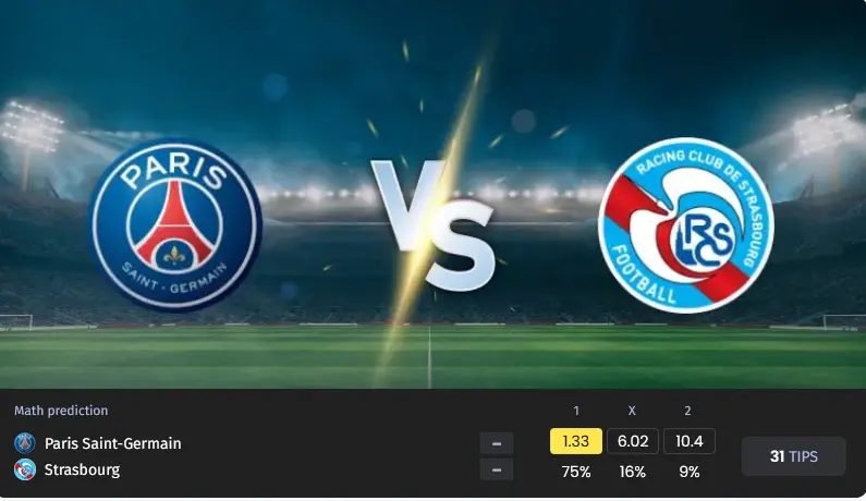 آنالیز بازی پاری سن ژرمن و استراسبورگ