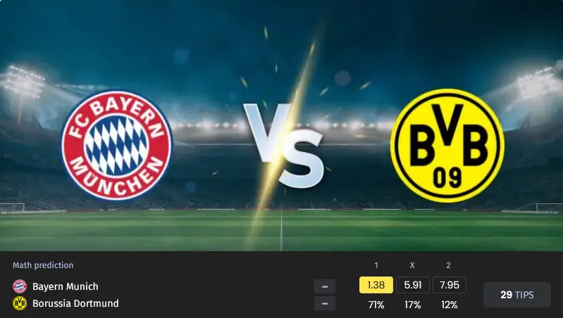 آنالیز بازی بایرن مونیخ و دورتموند