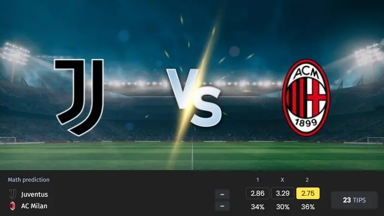 پیش بینی یوونتوس و میلان