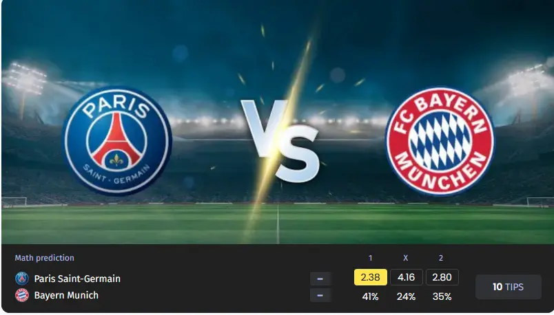 آنالیز پاری‌سن‌ژرمن و بایرن مونیخ